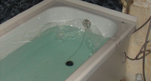 Установкой акрилового вкладыша | Снегири